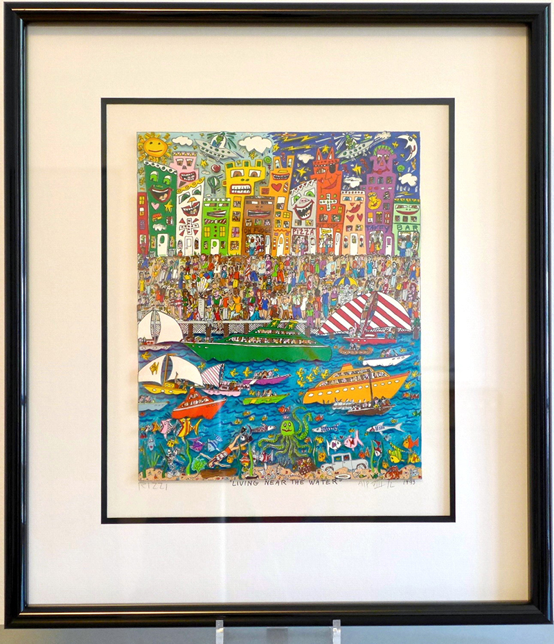 絵画 ジェームス・リジィ James Rizzi ３Ｄアート /ZZ a20 - 美術品