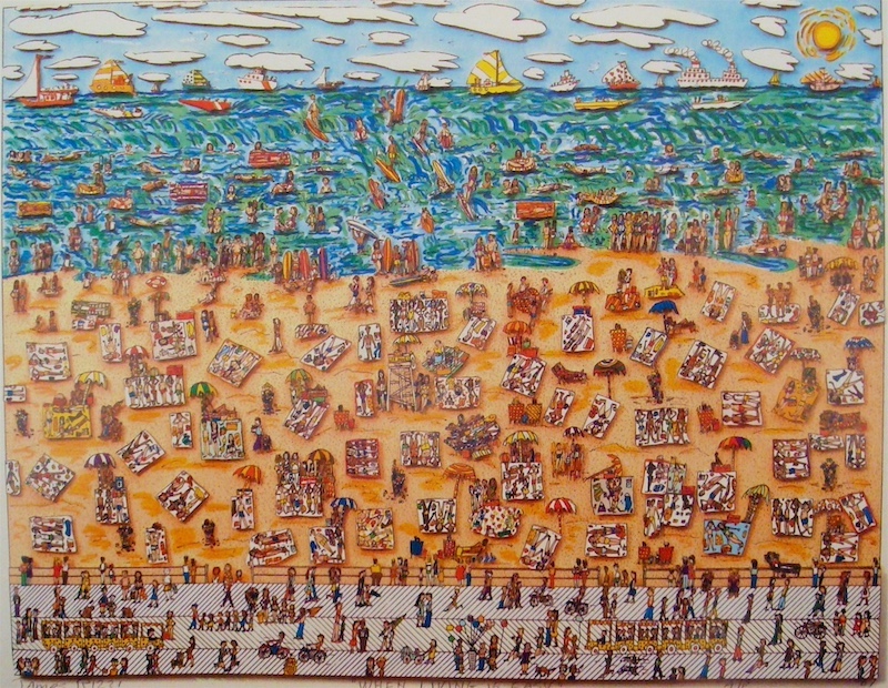 James Rizzi Hound dog 169/350 1990年作 James Rizzi – Galerie I.D